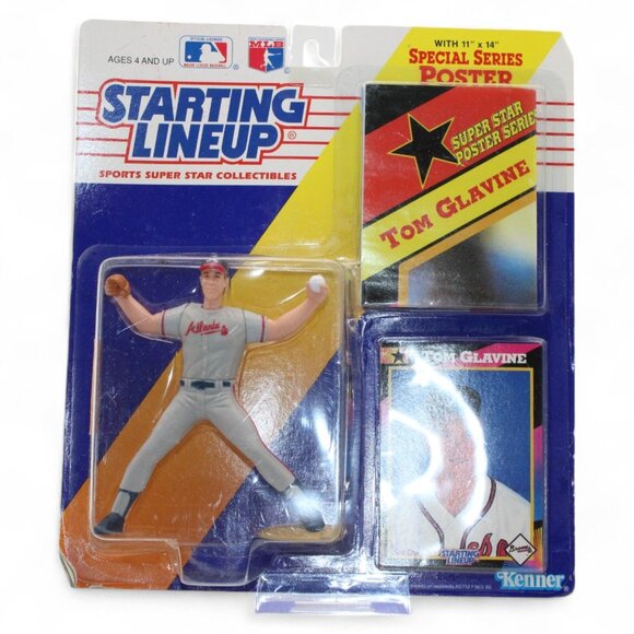 Kenner Starting Lineup Tom Glavine 1992 Edition Action Figure & Card Set - Picture 1 of 3
